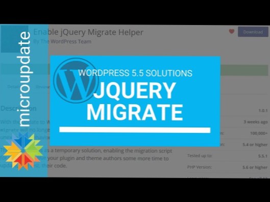 Jak zatrzymać jQuery.migruj ręcznie