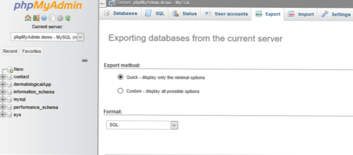 How to use wp db export and import together?