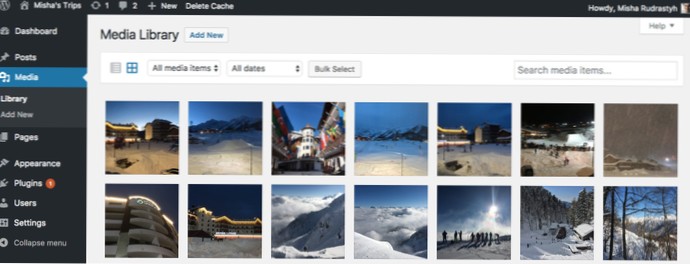 Voeg foto's toe aan Wordpress-blogposts zonder te uploaden naar de mediabibliotheek