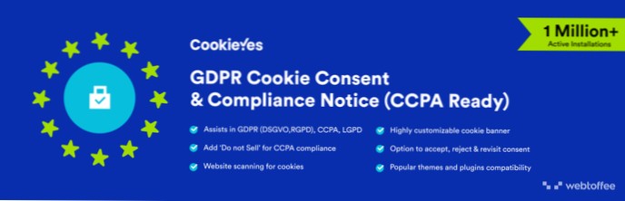 ¿Está listo WordPress para el cumplimiento de GDPR?? [cerrado]