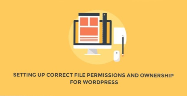 Linux Behörigheter och ägande för WordPress