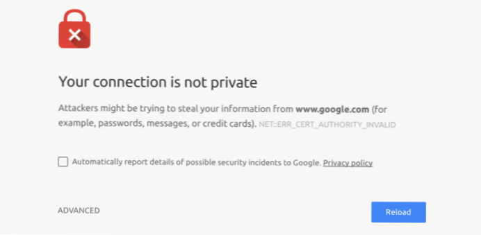 Lokal versjon av et Wordpress-nettsted - SSL / HTTPS håndheves?