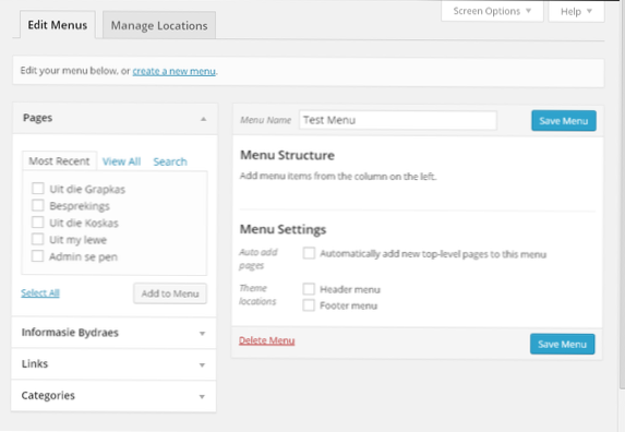 nabídka, záhlaví a zápatí se po vytvoření podřízeného motivu ve vzhledu nezobrazí