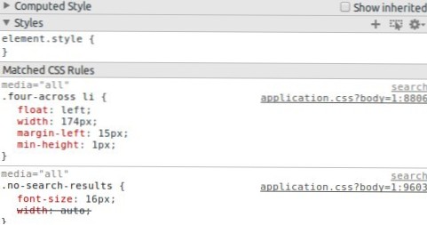 Overide a CSS already loaded
