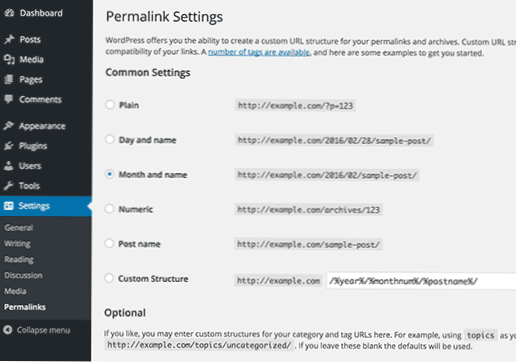 permalink como conteúdo