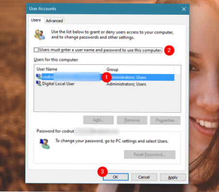 Posibilitate de autentificare fără parolă