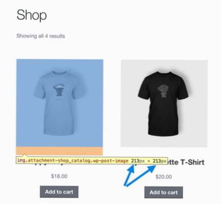 Product thumbnail size in catalog