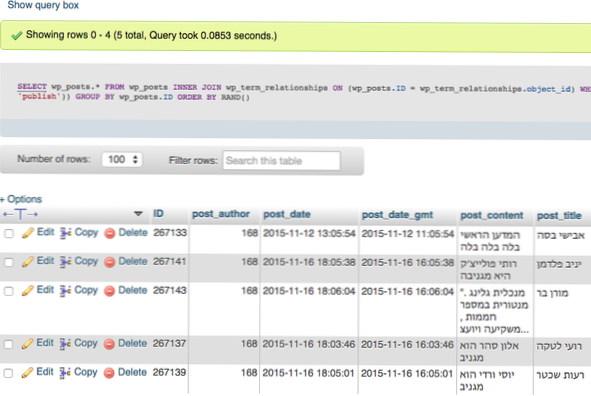 Dotaz na vlastní objednávku typu příspěvku podle pole taxonomie