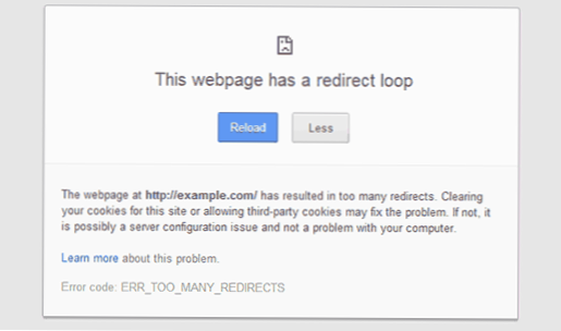 Viderekoblingssløyfe etter aktivering av wordpress multisite-funksjon