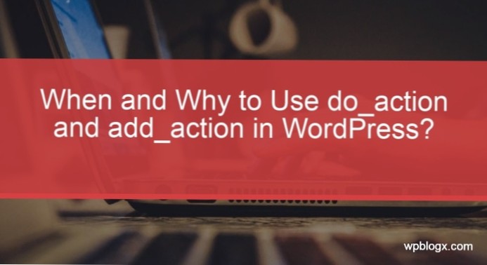 Utilizzo di do_action e add_adction