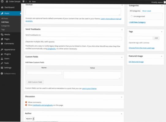 Want to know about entries in wordpress [closed]