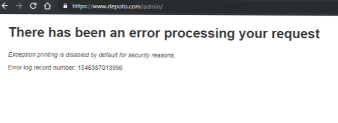 Nettstedet og administratorsiden lastes ikke inn [lukket]