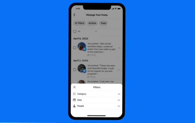 La suppression des balises déplacera-t-elle les publications vers la corbeille?