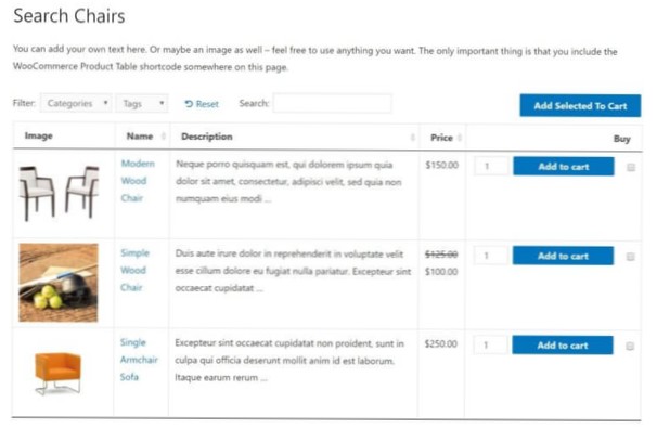 Woocommerce Image Categorie Page