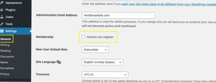 WooCommerce plugin won't let me access settings