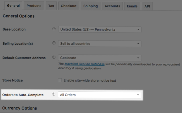 Woocommerce Setup er ikke fullført