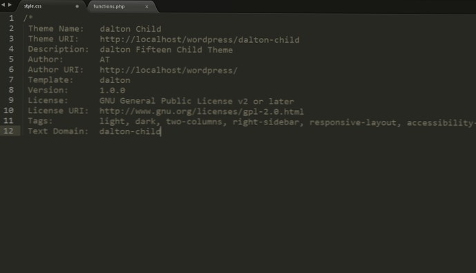 WordPress Child Theme PHP-Code-Änderungsprobleme