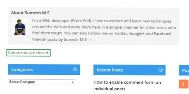 Wordpress-innlegg [lukket]