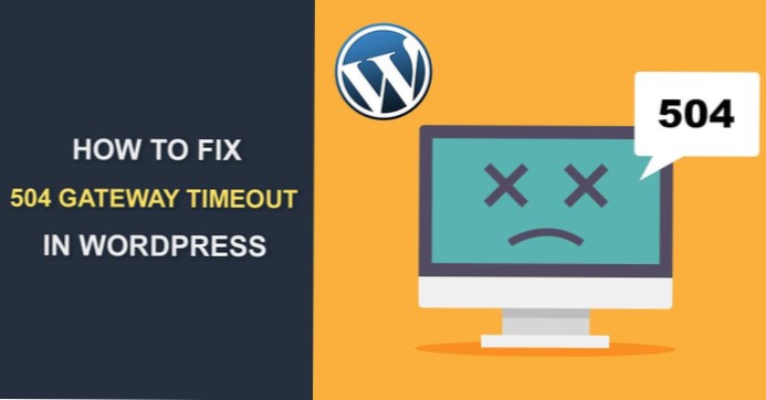 Pasarela 504 Timeout al intentar pagar un pedido en Woocommerce. Que más puedo hacer?