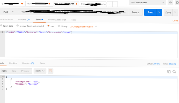 Codice di ritorno Ajax 400