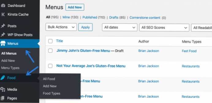 Pas sjabloon toe per pad/slug gerelateerd aan aangepast berichttype?