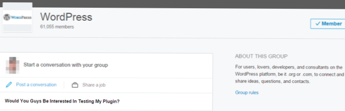 De beste manier om gebruikers van WordPress-plug-ins op de hoogte te stellen van nieuwe releasekandidaten voor bètatests?