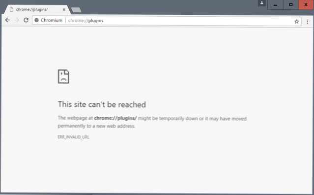 Can't manage plugins anymore