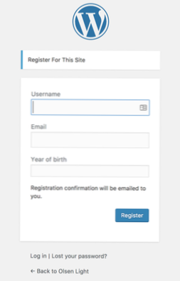Kan ikke lagre tilpasset felt på registreringssiden