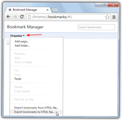 Konverter bokmerker.html-fil til WP-innlegg