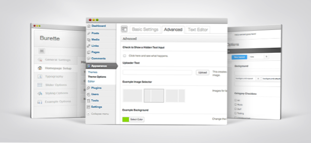 Crea pannello di personalizzazione per plugin non per tema