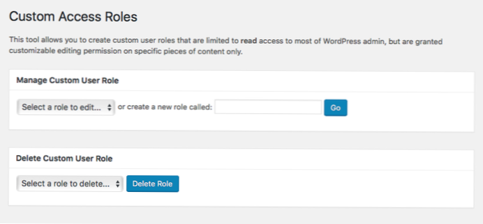 Custom Role for CPT Only