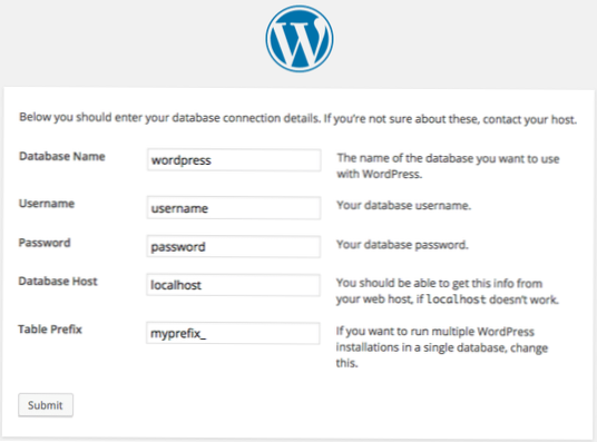 Definujte nové konstanty ve wp-config