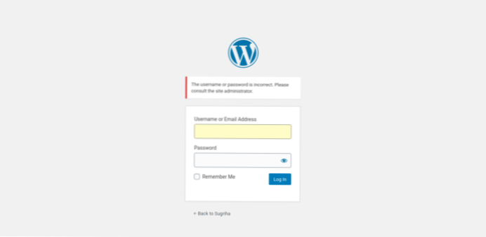 Desativar / Remover Senha para Login Wordpress