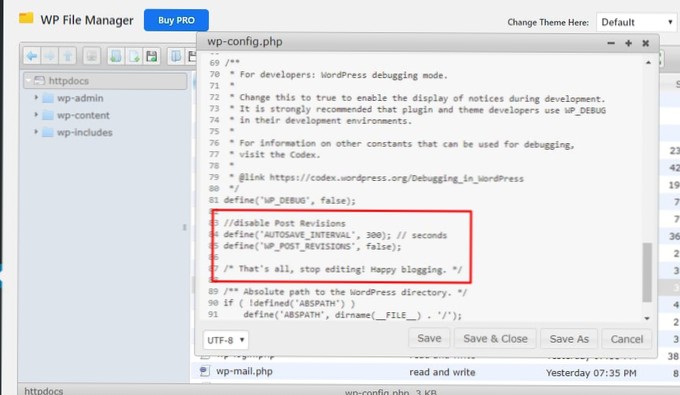 Enable post revisions for a specific post