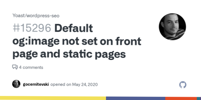 Forțează OG implicit Imagine - Yoast SEO [închis]