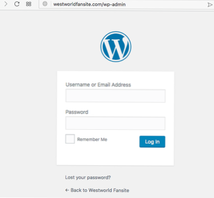 Hvordan kan jeg autentisere brukerlegitimasjon mot en Wordpress-forekomst?