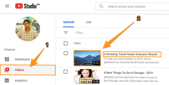 How to change thumbnail of embedded Youtube video?