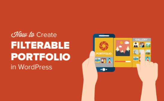 Cómo crear un portafolio filtrable en WordPress?
