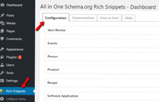 Comment modifier le schéma.balisage de l'organisation de WooCommerce?