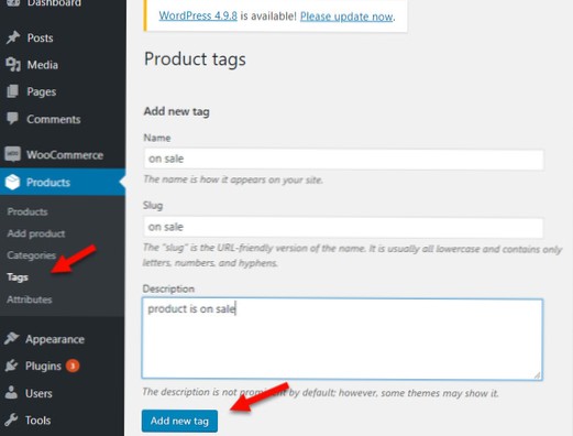 So erhalten Sie alle Tag-Sammlungen in Woocommerce?