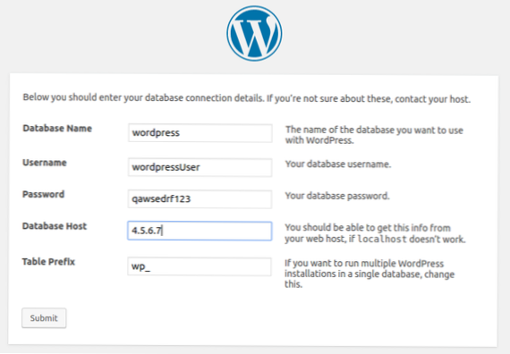 Comment faire lire une base de données externe et obtenir des données de ma base de données wordpress