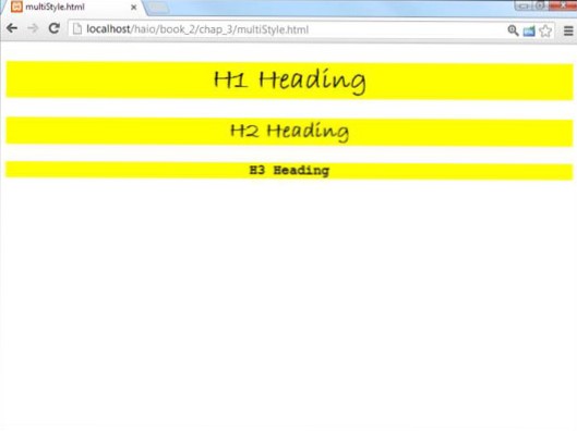 Hvordan inkludere forskjellige html-koder i overskriften for forskjellige sider?