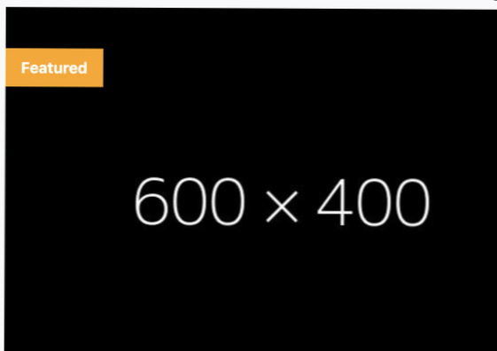 Plus de balise et d'image en vedette