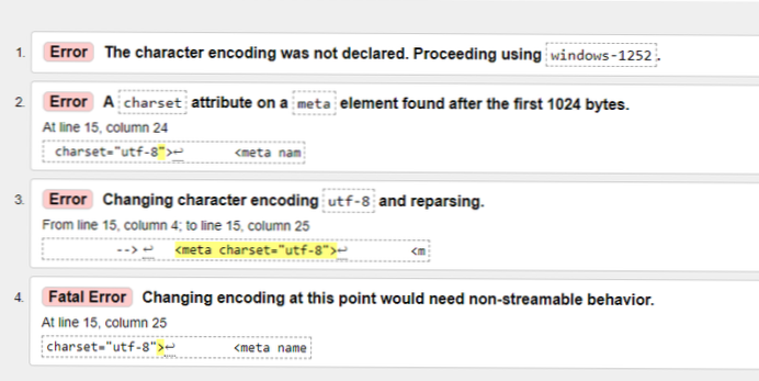 Problem med utf8-link