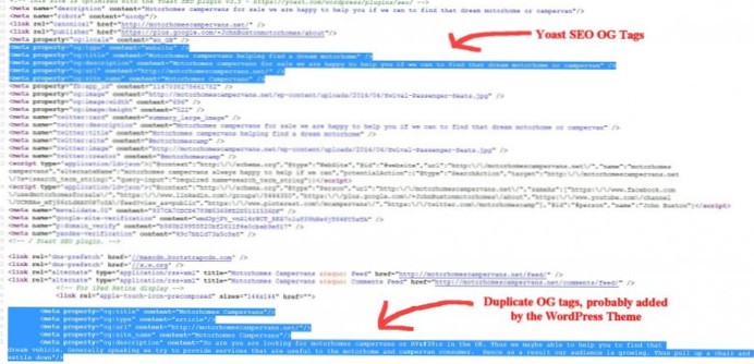 redarea metaetichetelor grafice deschise în wordpress