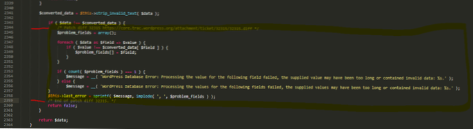 Impossible d'utiliser $wpdb dans Wordpress