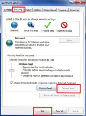 Odkaz na video nefunguje v aplikaci Internet Explorer