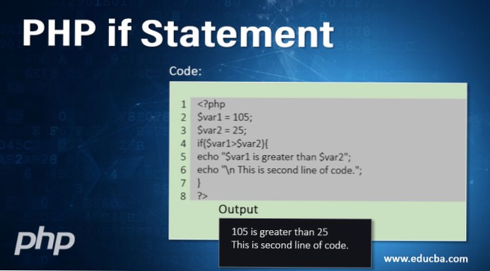 Qual é a maneira correta de usar a instrução php if? [fechado]