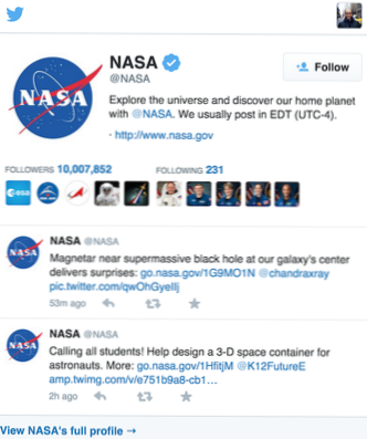 (Who to follow) Twitter widget