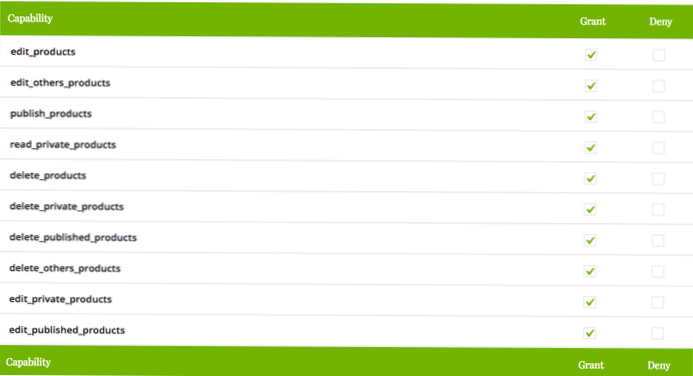Woocommerce - Roluri WordPress